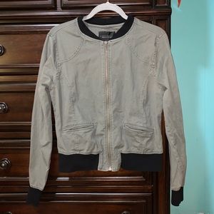 SANCTUARY • Army Green Light Bomber Jacket